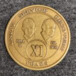 11 Yrs Bill and Bob Bronze Medallion