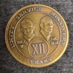 12 Yrs Bill and Bob Bronze Medallion
