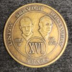 16 Yrs Bill and Bob Bronze Medallion