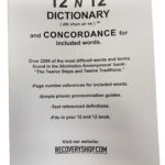 Twelve and Twelve Dictionary - Large Size